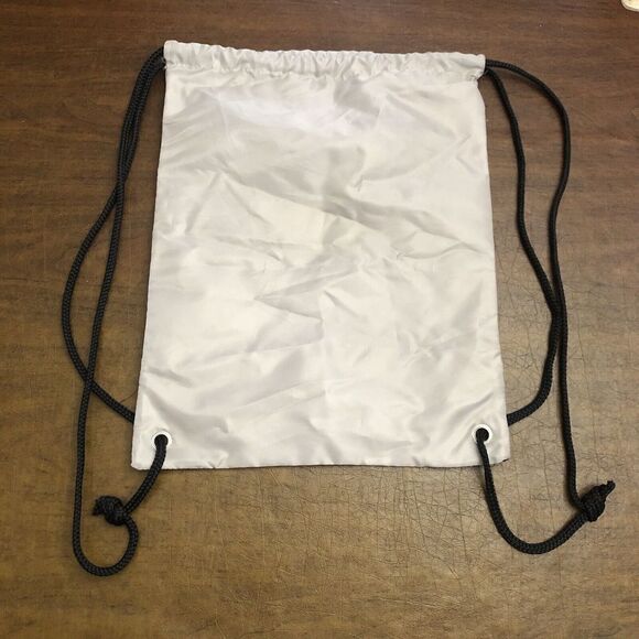 HUNTER ORIGINAL Gray Dust Bag Drawstring Backpack Cinch Sack Boot Logo - Picture 4 of 6